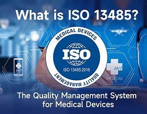 "Medical device manufacturer ensuring ISO 13485 compliance in production."