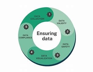 "Diagram of data integrity processes in clinical trials."