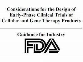 "Gene therapy clinical trial design process diagram."