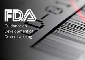 "Diagram showing FDA labeling requirements for medical devices."