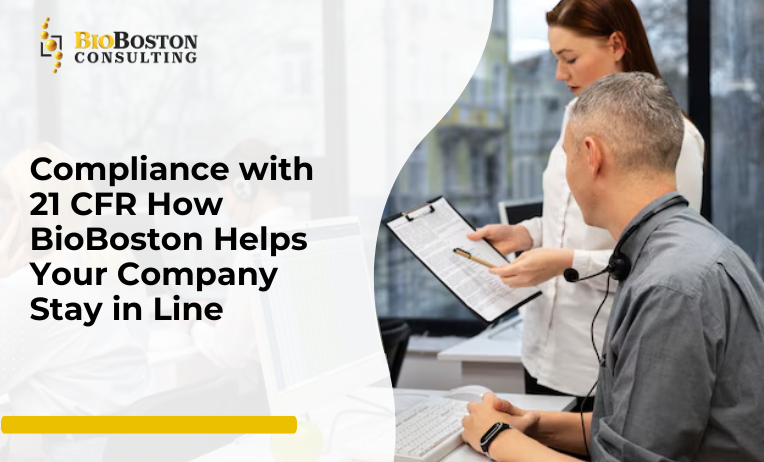 "BioBoston team ensuring 21 CFR compliance in biotech"