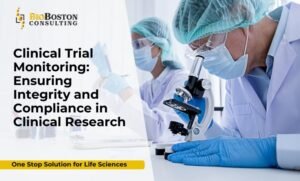 CRA conducting routine clinical monitoring visit