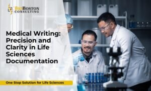 Medical writer preparing regulatory submission