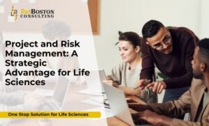 "BioBoston Consulting team managing life sciences project"