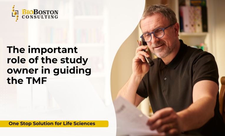 "Study Owner managing TMF compliance in clinical trials"