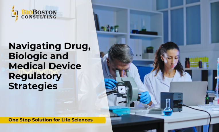 FDA regulatory pathway for drug, biologic, and medical device approval