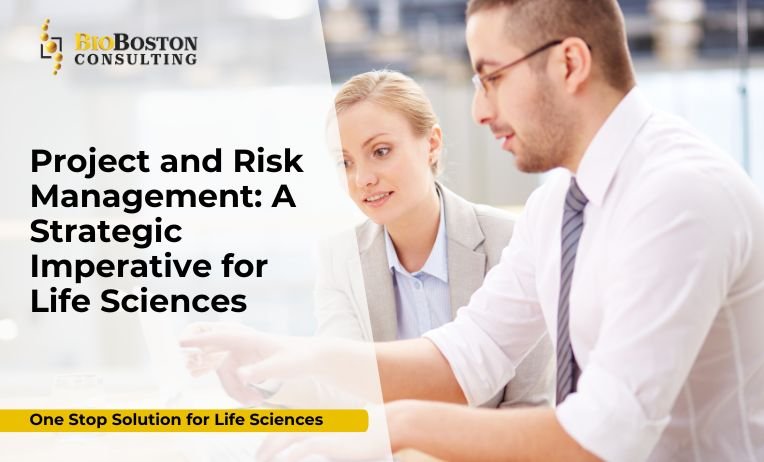 Project Manager overseeing biotech product development