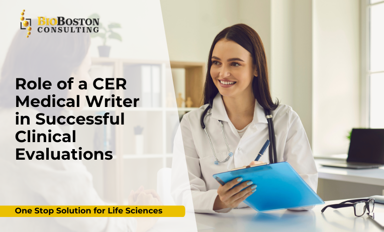 CER medical writer conducting systematic literature review