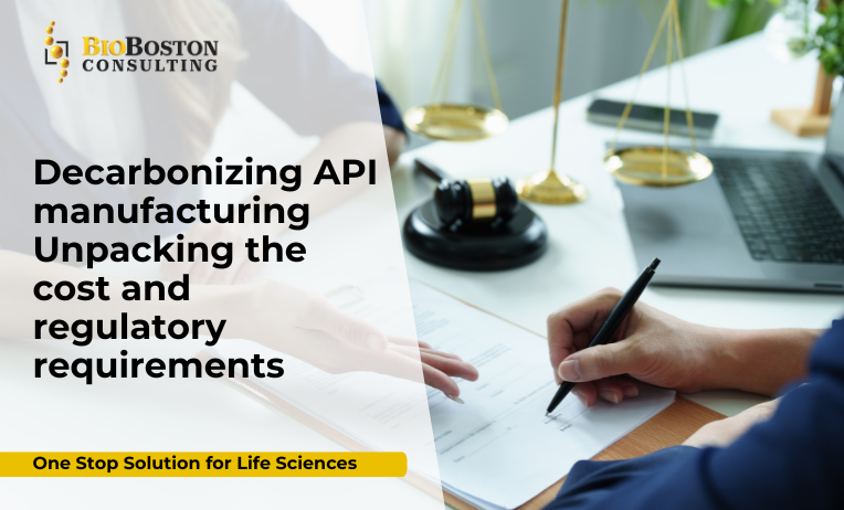 decarbonization strategies for API manufacturing,