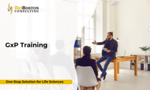 BioBoston consultant delivering GxP training to pharmaceutical team