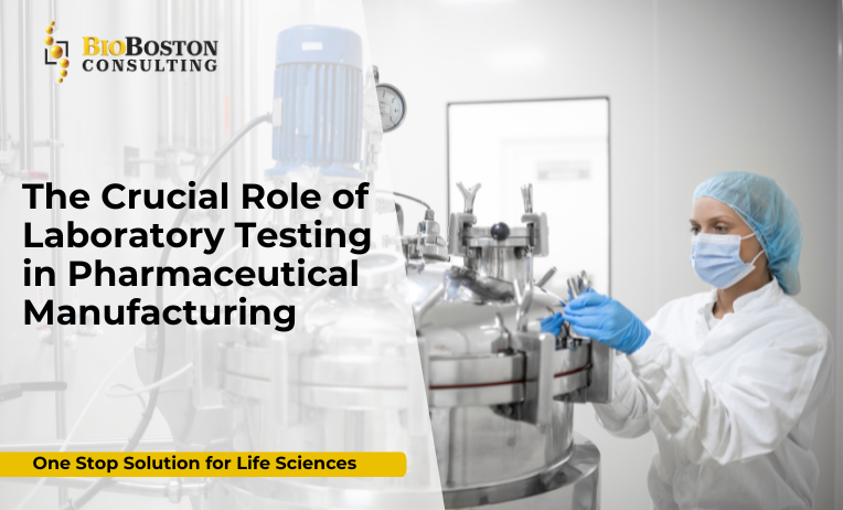 "Laboratory testing process ensuring pharmaceutical drug safety and quality"