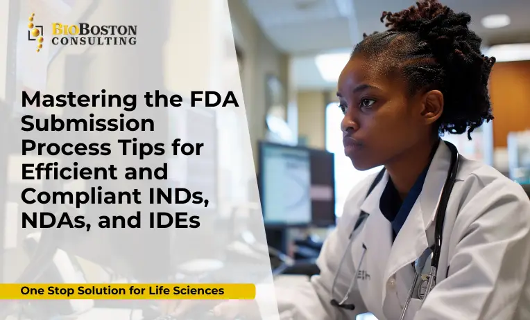 FDA submission process consulting for IND, NDA, IDE