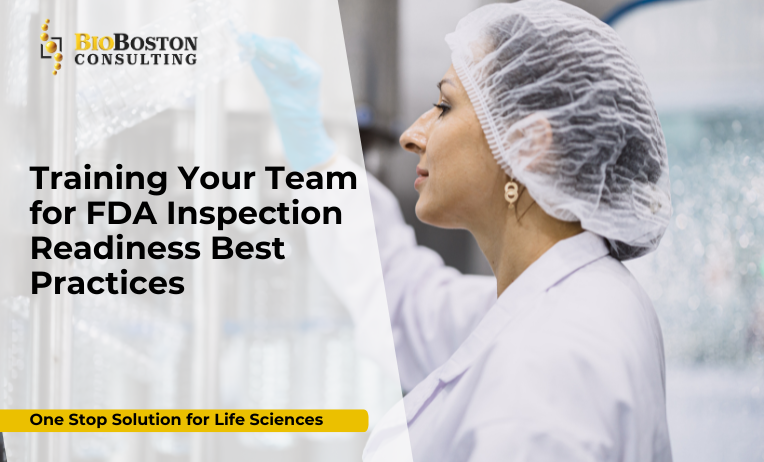 Life sciences team participating in FDA inspection readiness training session
