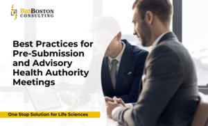 Pre-submission and advisory health authority meeting with FDA, EMA, and global regulators