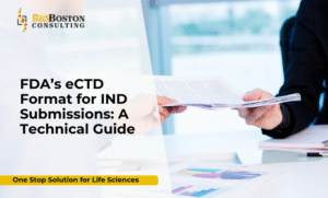 eCTD format for IND submission