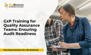 QA team participating in GxP training session