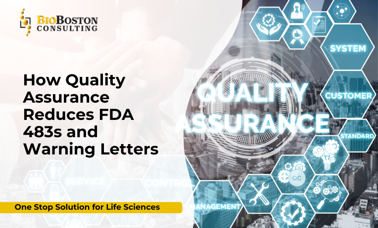 QA training session to prevent FDA 483s and warning letters