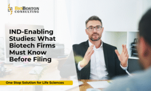 Biotech team planning IND-enabling studies for FDA submission