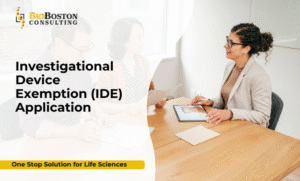 FDA IDE application support for medical devices