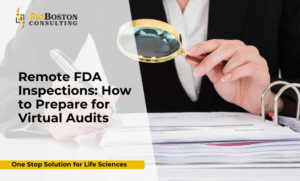 Biotech team preparing for remote FDA inspection