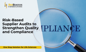 Supplier risk assessment and GxP compliance by BioBoston Consulting