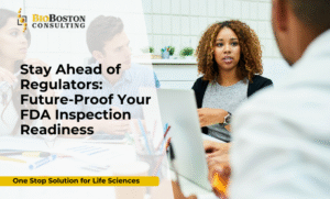 Pharma compliance team preparing for FDA inspection readiness