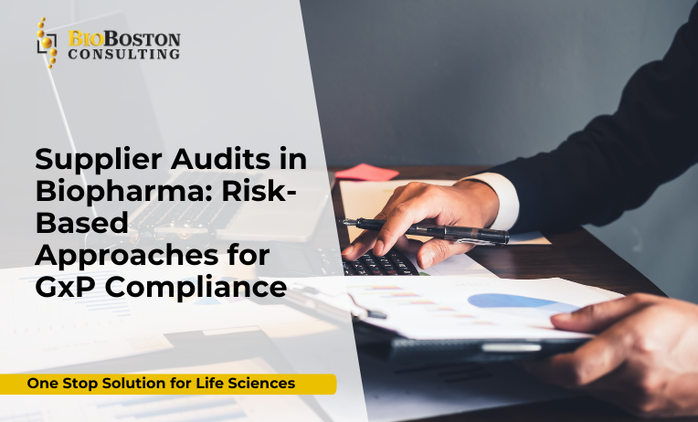 Risk-based supplier audit workflow for biopharma