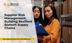 Biotech supplier risk assessment workflow