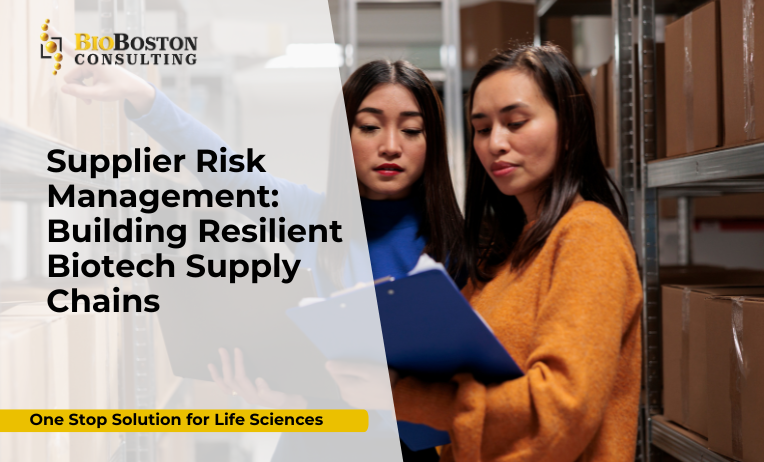 Biotech supplier risk assessment workflow