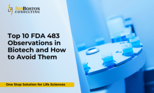 FDA 483 inspection checklist in biotech facility