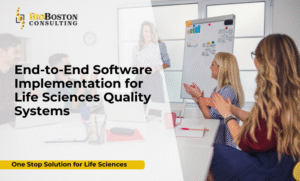 End-to-end software implementation for life sciences quality systems
