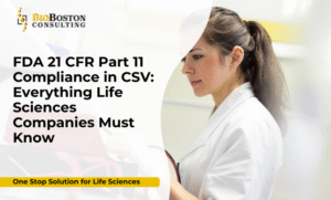 FDA 21 CFR Part 11 compliance in Computer System Validation (CSV) for life sciences