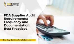 FDA supplier audit life sciences