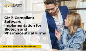 GMP-compliant software implementation in biotech and pharmaceutical firms