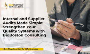Internal audits and SOP review for GxP compliance by BioBoston Consulting