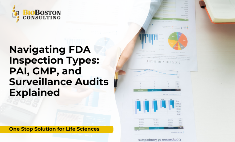 Navigating FDA Inspection Types: Understanding PAI, GMP & Surveillance Audits for Life Sciences Compliance