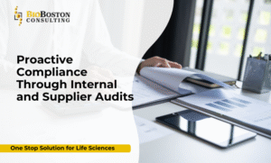 Proactive internal audit process for life sciences compliance