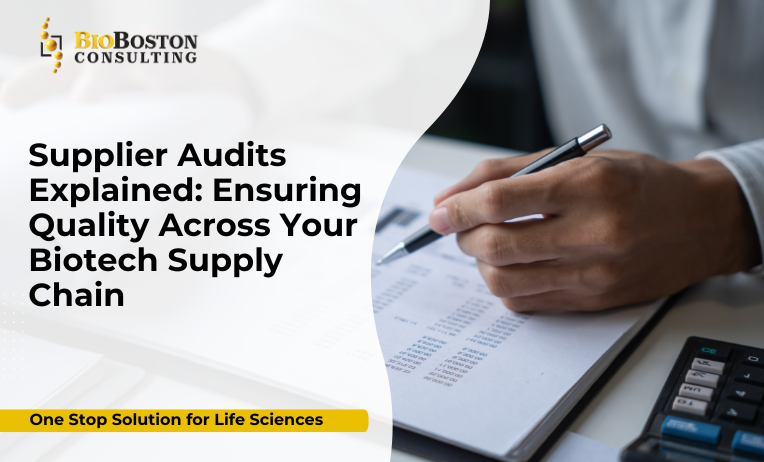 supplier audits biotech