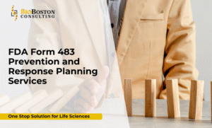 BioBoston Consulting team conducting FDA Form 483 prevention planning for a pharmaceutical company
