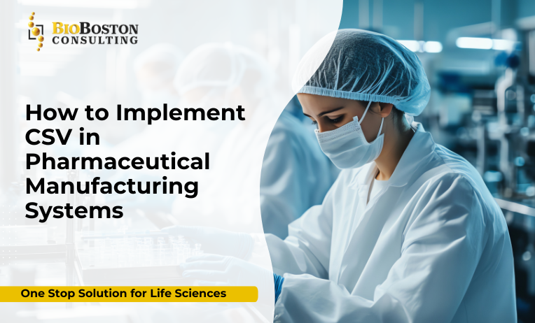 CSV implementation in pharmaceutical manufacturing systems