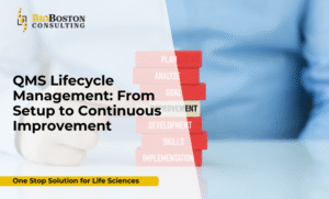 QMS lifecycle management from setup to continuous improvement in life sciences