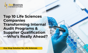 Life sciences supplier qualification and oversight diagram