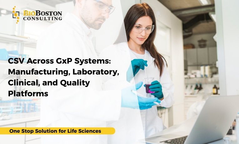 CSV Across GxP Systems: Manufacturing, Laboratory, Clinical, and Quality Platforms 2 Audit-integrated computer system validation across manufacturing, lab, clinical, and quality systems