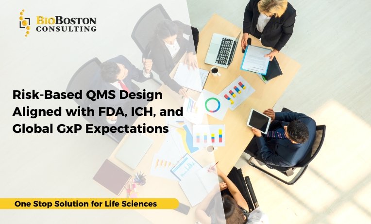 Risk-Based QMS Design:Aligned with FDA, ICH, and Global GxP Expectations 3 Risk-based QMS design aligned with FDA and ICH