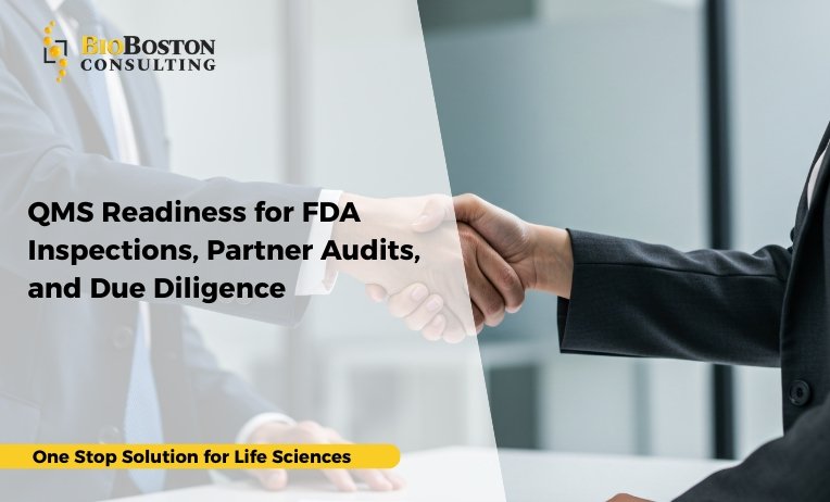 QMS Readiness for FDA Inspections, Partner Audits, and Due Diligence 102 FDA inspection readiness support