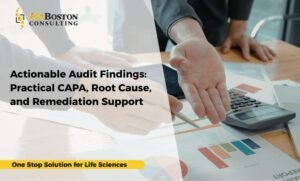 Audit remediation and verification support to strengthen quality systems