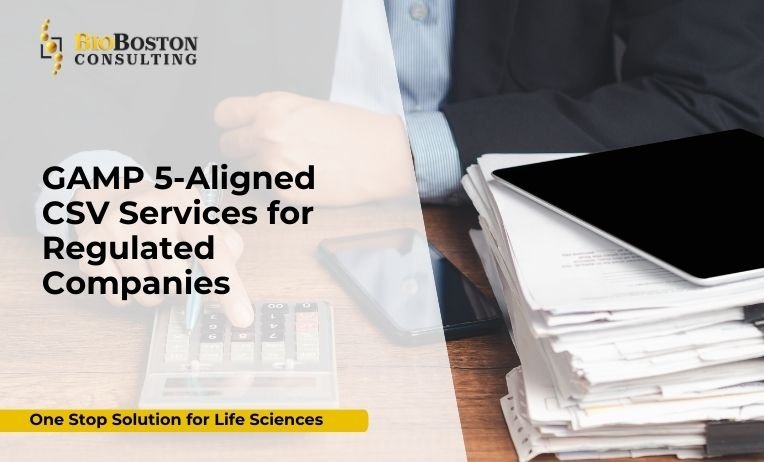 GAMP 5-Aligned CSV Services for Regulated Companies 3 GAMP 5-aligned CSV services for FDA and GxP compliance by BioBoston Consulting