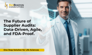 Data-driven supplier audit dashboard for life sciences