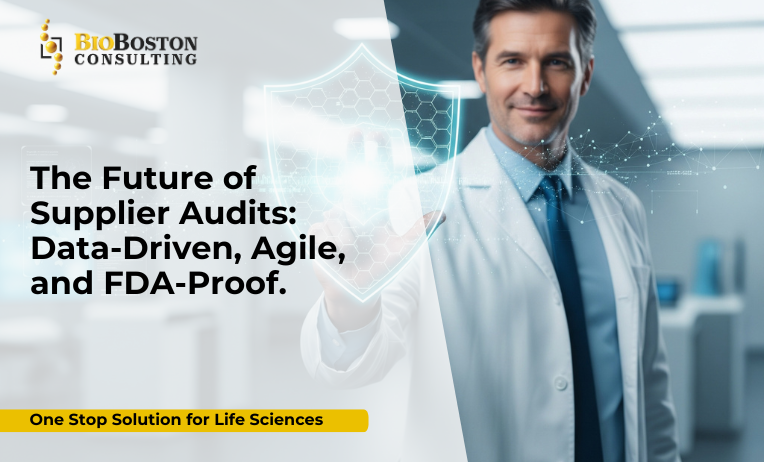 Data-driven supplier audit dashboard for life sciences