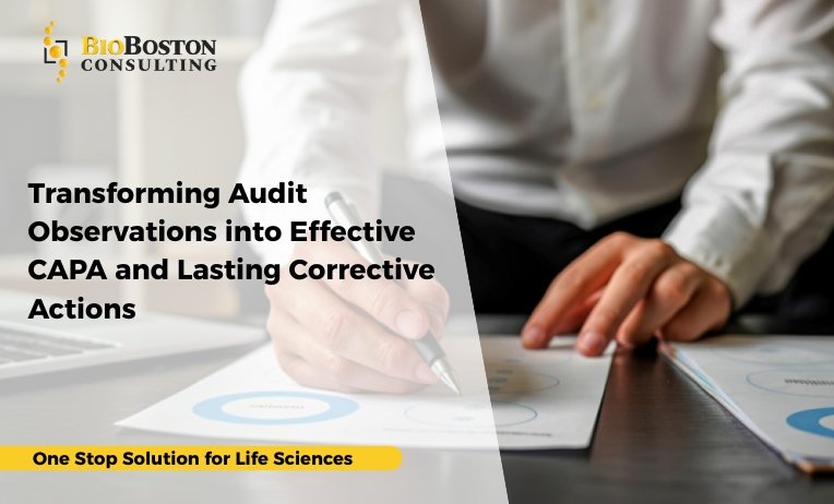 Transforming Audit Observations into Effective CAPA and Lasting Corrective Actions 6 BioBoston Consulting supporting CAPA effectiveness for FDA inspections